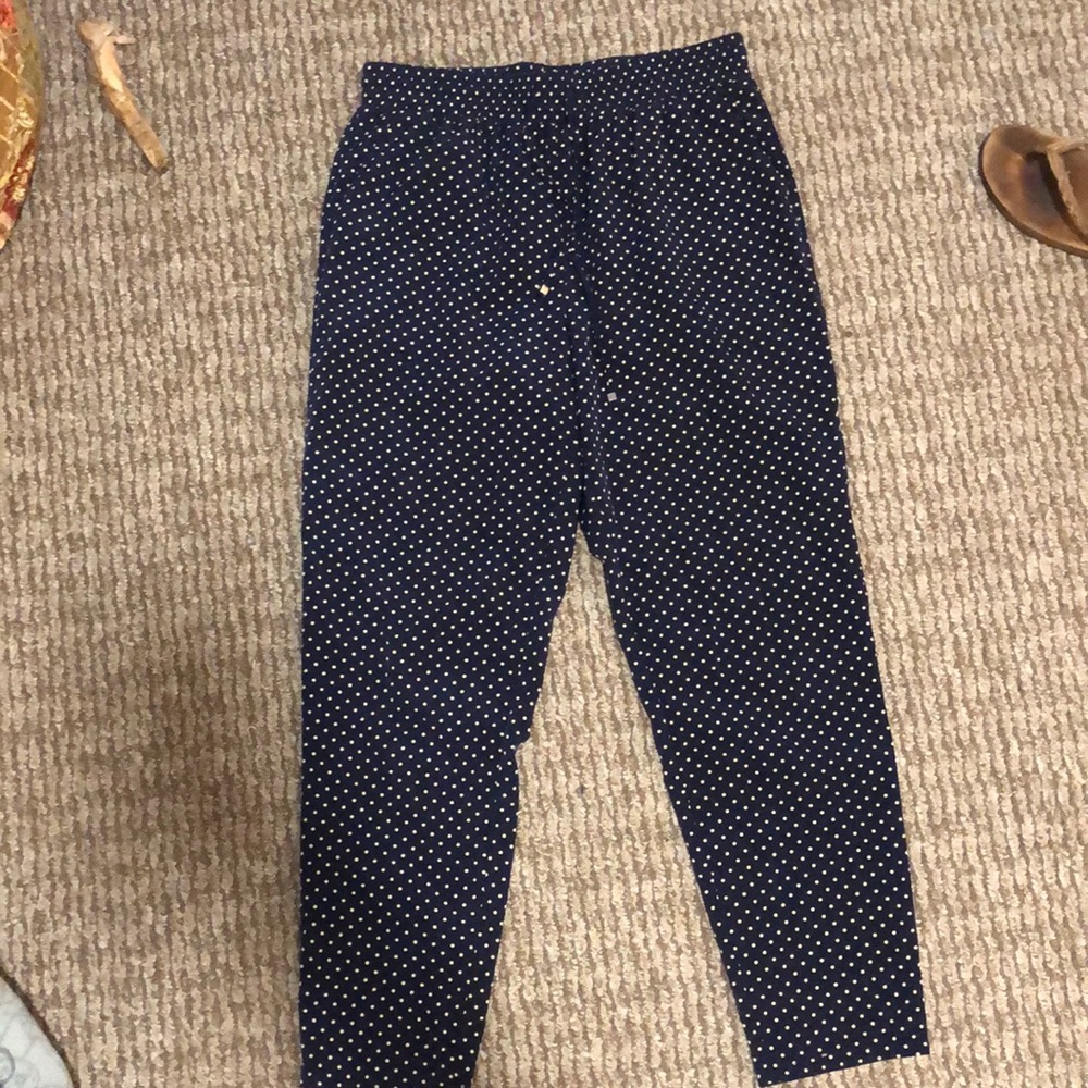 Flowy high waisted tie pants